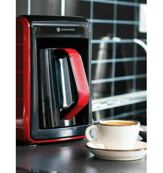 Καφετιέρα ελληνικού καφέ SINGER meraki charisma
