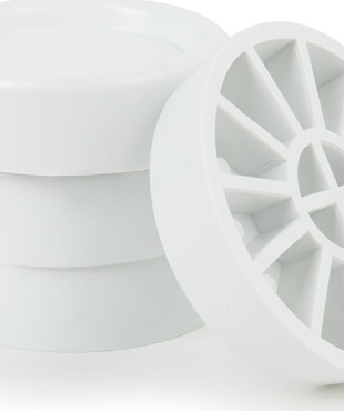 Αντικραδασμικά πέλματα ROLLER 00671 (λευκά)