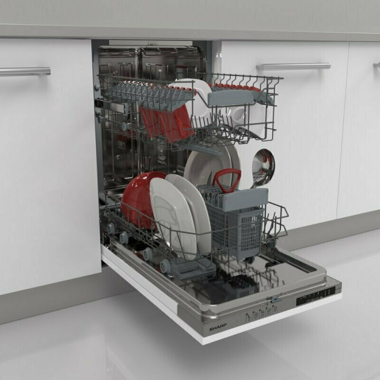Εντοιχιζόμενο Πλυντήριο Πιάτων SHARP QW-NS14I49EX-EU