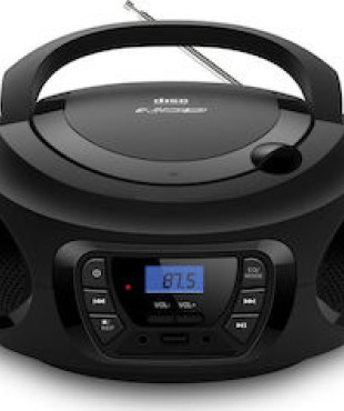 Φορητό RADIO/CD IQ CD-498 (μαύρο)