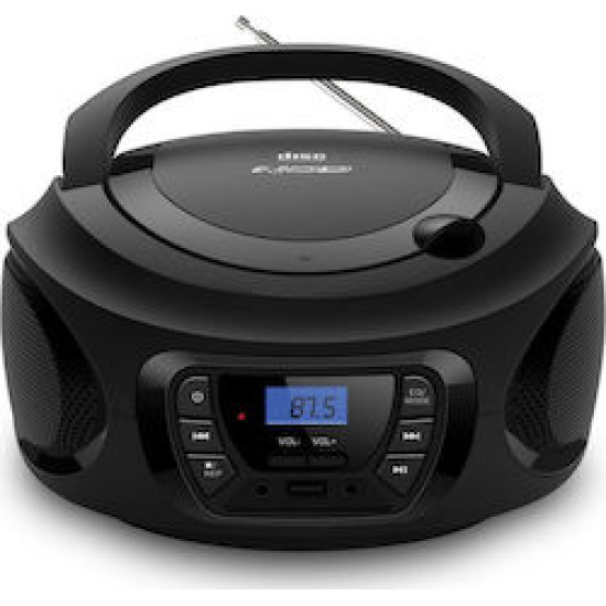 Φορητό RADIO/CD IQ CD-498 (μαύρο)