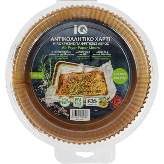 Αντικολλητικά χαρτιά για φριτέζες αέρος IQ AFP20